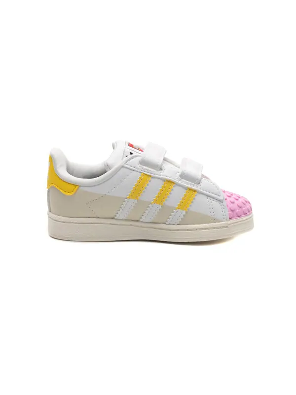 Кроссовки superstar x lego кроссовки Adidas — изображение 2 из 4, белый/желтый/белый