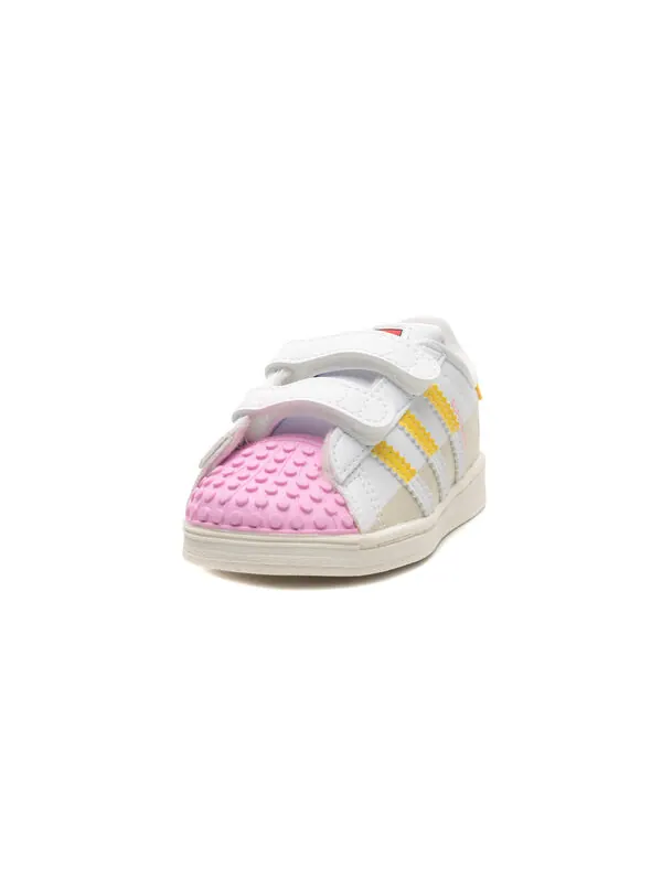 Кроссовки superstar x lego кроссовки Adidas — изображение 3 из 4, белый/желтый/белый