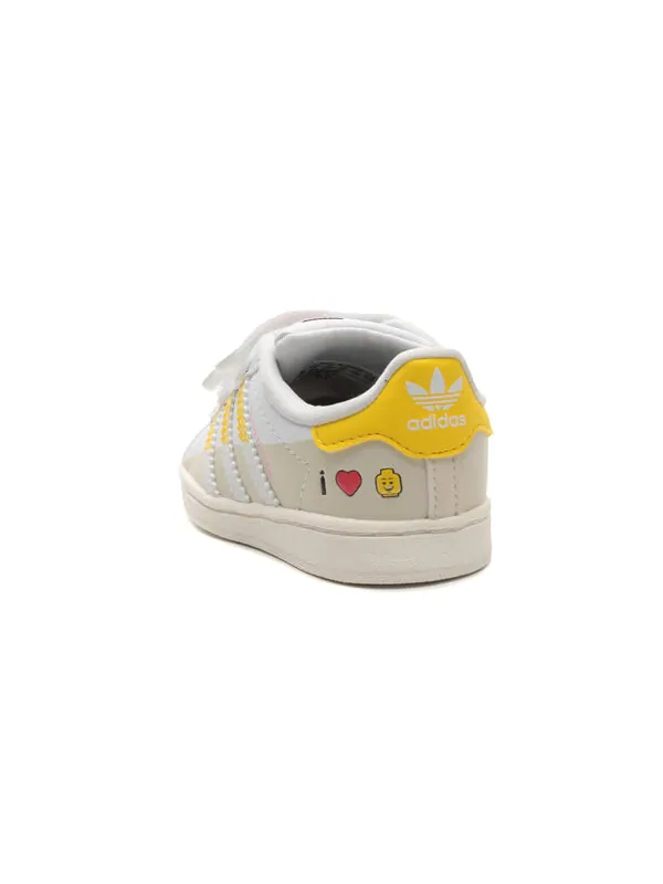 Кроссовки superstar x lego кроссовки Adidas — изображение 4 из 4, белый/желтый/белый