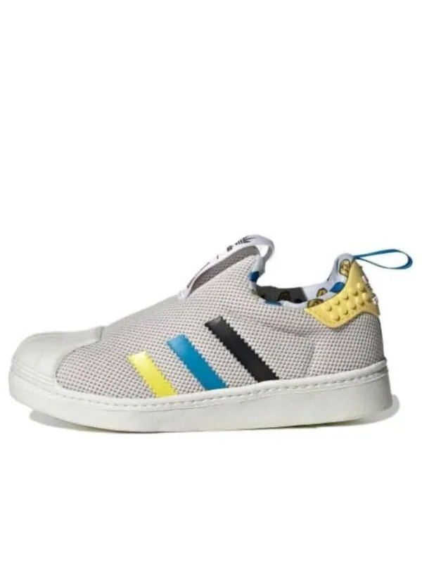Кроссовки суперзвезда 360 x лего Adidas — изображение 1 из 4, серый/яркий синий/черный