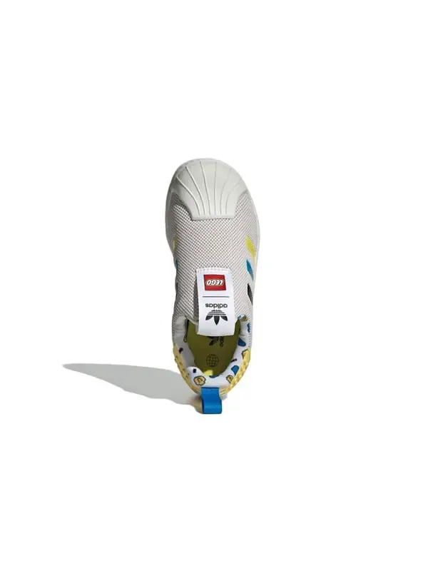 Кроссовки суперзвезда 360 x лего Adidas — изображение 3 из 4, серый/яркий синий/черный