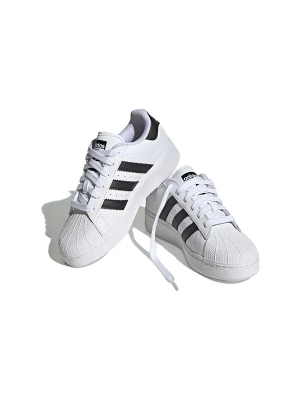 Кроссовки оригинальные superstar xlg shoes Adidas — изображение 3 из 4, белый/черный/белый