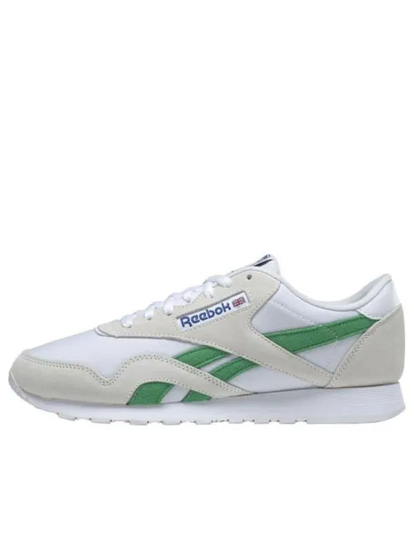 Кроссовки classic nylon x veefriends 'aspiring alpaca' Reebok — изображение 1 из 4, белый/черный/зеленый