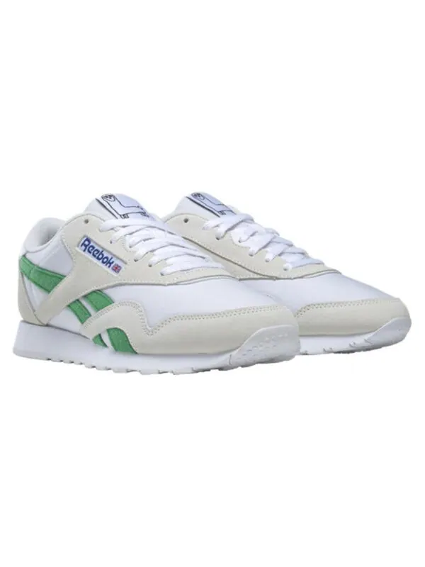 Кроссовки classic nylon x veefriends 'aspiring alpaca' Reebok — изображение 3 из 4, белый/черный/зеленый