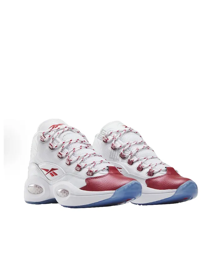 Reebok Question Mid (2024) 'Red Toe' — изображение 2 из 5, белый/красный