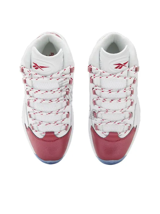 Reebok Question Mid (2024) 'Red Toe' — изображение 3 из 5, белый/красный