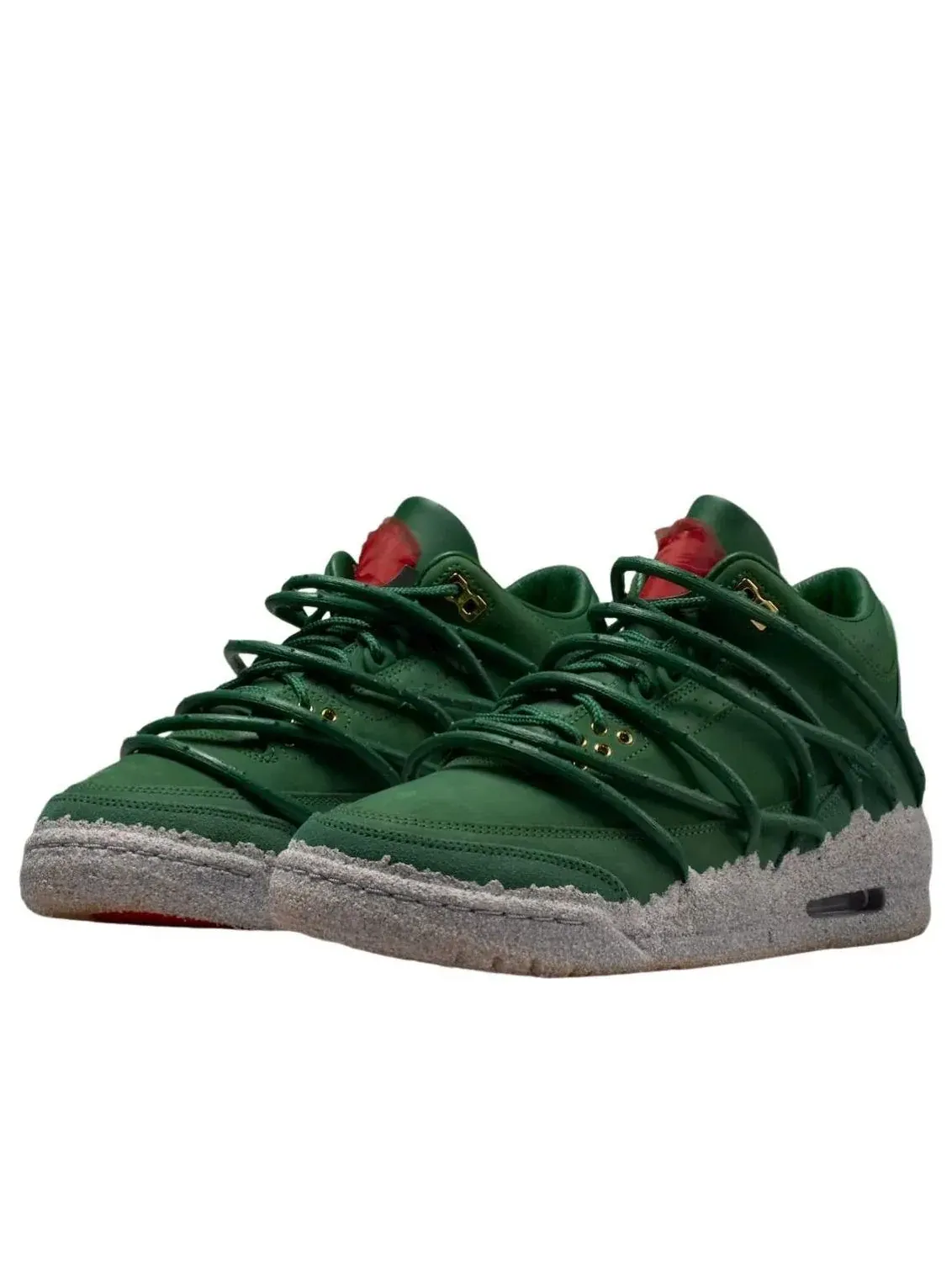 Кроссовки (WMNS) Air Jordan 3 SP x Teyana Taylor 'Concrete Rose' — изображение 2 из 6, зеленый