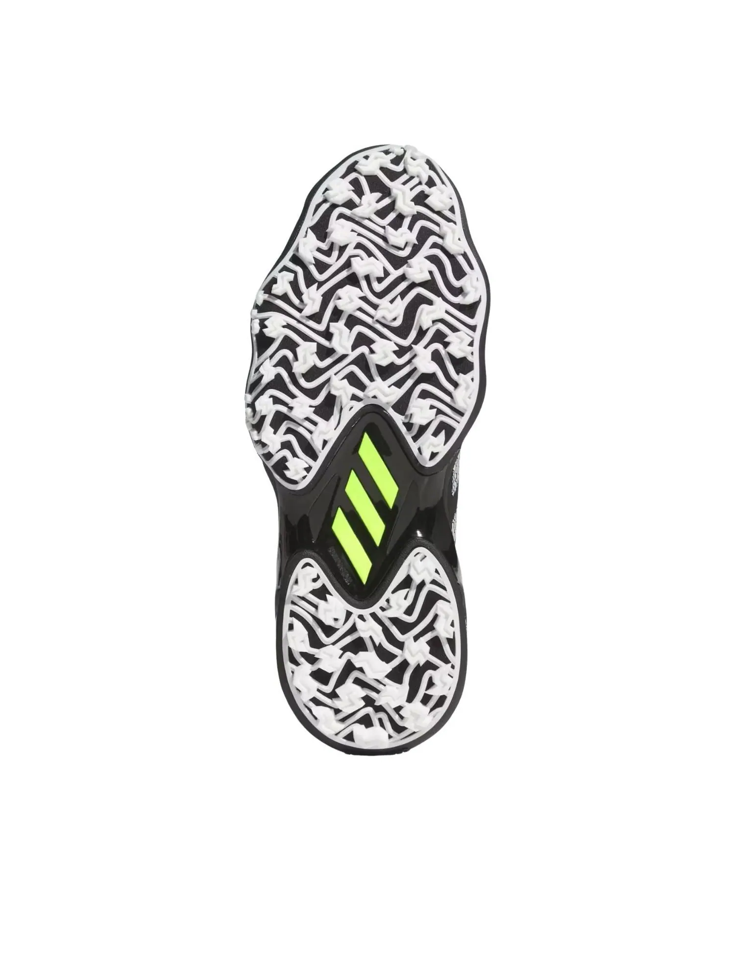 Кроссовки Adidas Codechaos 25 Spikeless Golf 'Core Black Cloud White Lucid Lemon' — изображение 3 из 6, черный/белый