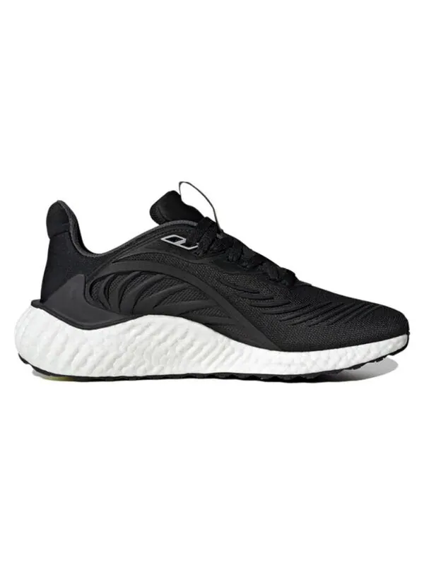 Кроссовки Adidas Alphaboost Running Shoes 'Black White Gum' — изображение 2 из 4, черный/белый