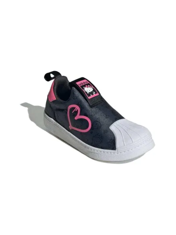 Кроссовки оригинал x hello kitty и друзья суперзвезда 360 Adidas — изображение 4 из 4, черный/белый