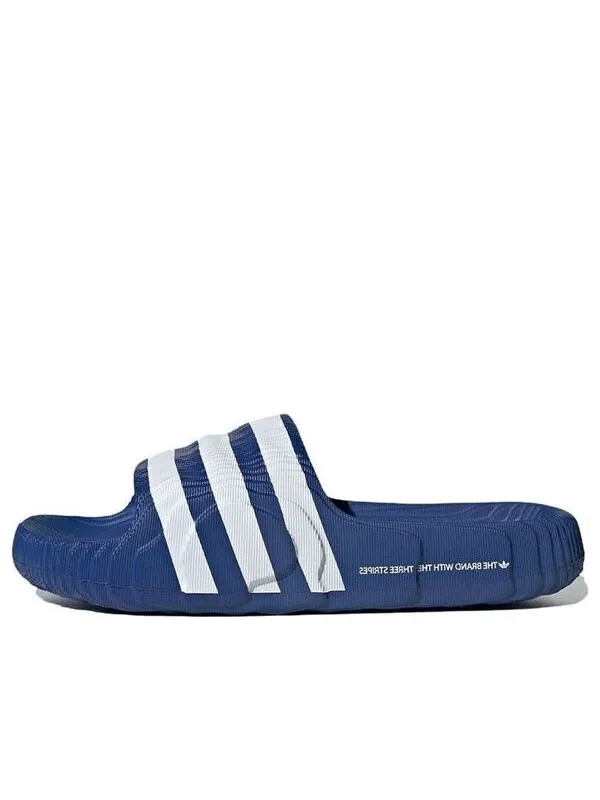 Тапочки оригиналы adilette 22 Adidas — изображение 1 из 4, синий/белый