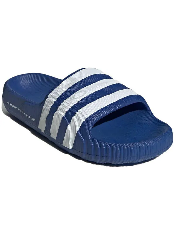 Тапочки оригиналы adilette 22 Adidas — изображение 3 из 4, синий/белый