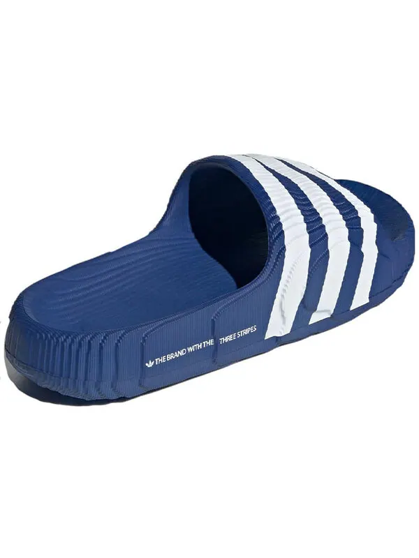 Тапочки оригиналы adilette 22 Adidas — изображение 4 из 4, синий/белый