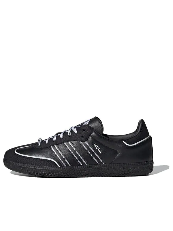 Кроссовки toc samba og Adidas — изображение 1 из 4, черный/белый/серебристый