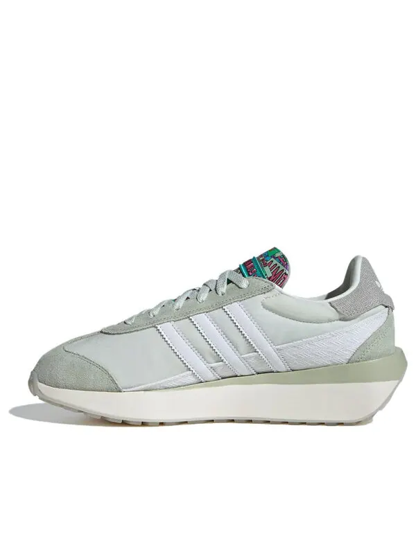Кроссовки оригиналы country xlg boost Adidas — изображение 1 из 3, зеленый/белый/серый