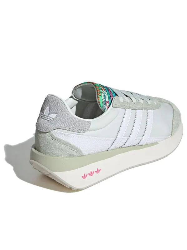 Кроссовки оригиналы country xlg boost Adidas — изображение 2 из 3, зеленый/белый/серый