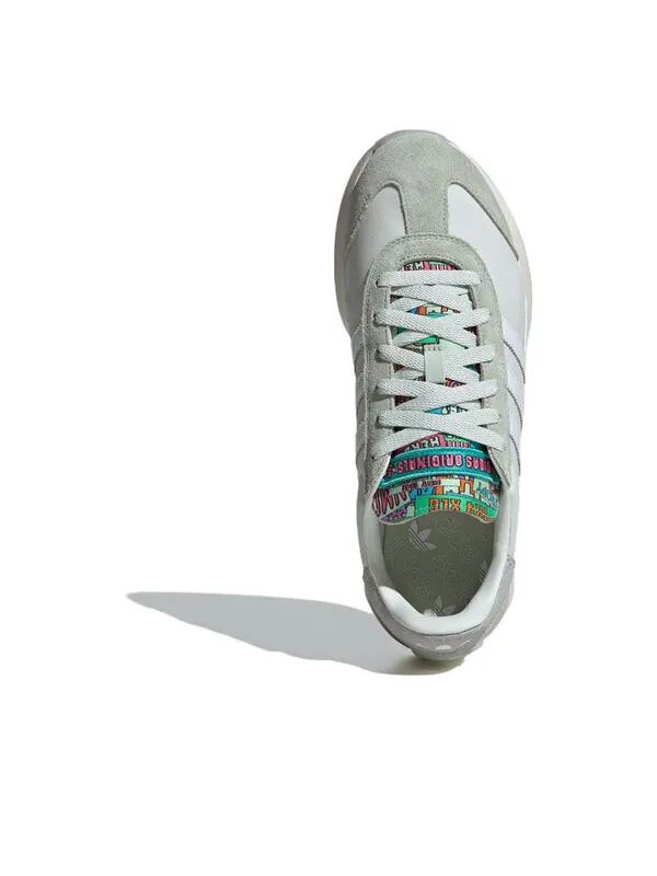 Кроссовки оригиналы country xlg boost Adidas — изображение 3 из 3, зеленый/белый/серый
