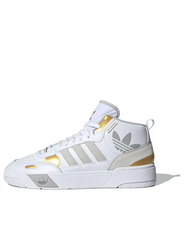 Кроссовки пост вверх Adidas — изображение 1 из 4, белый/серый/золотистый