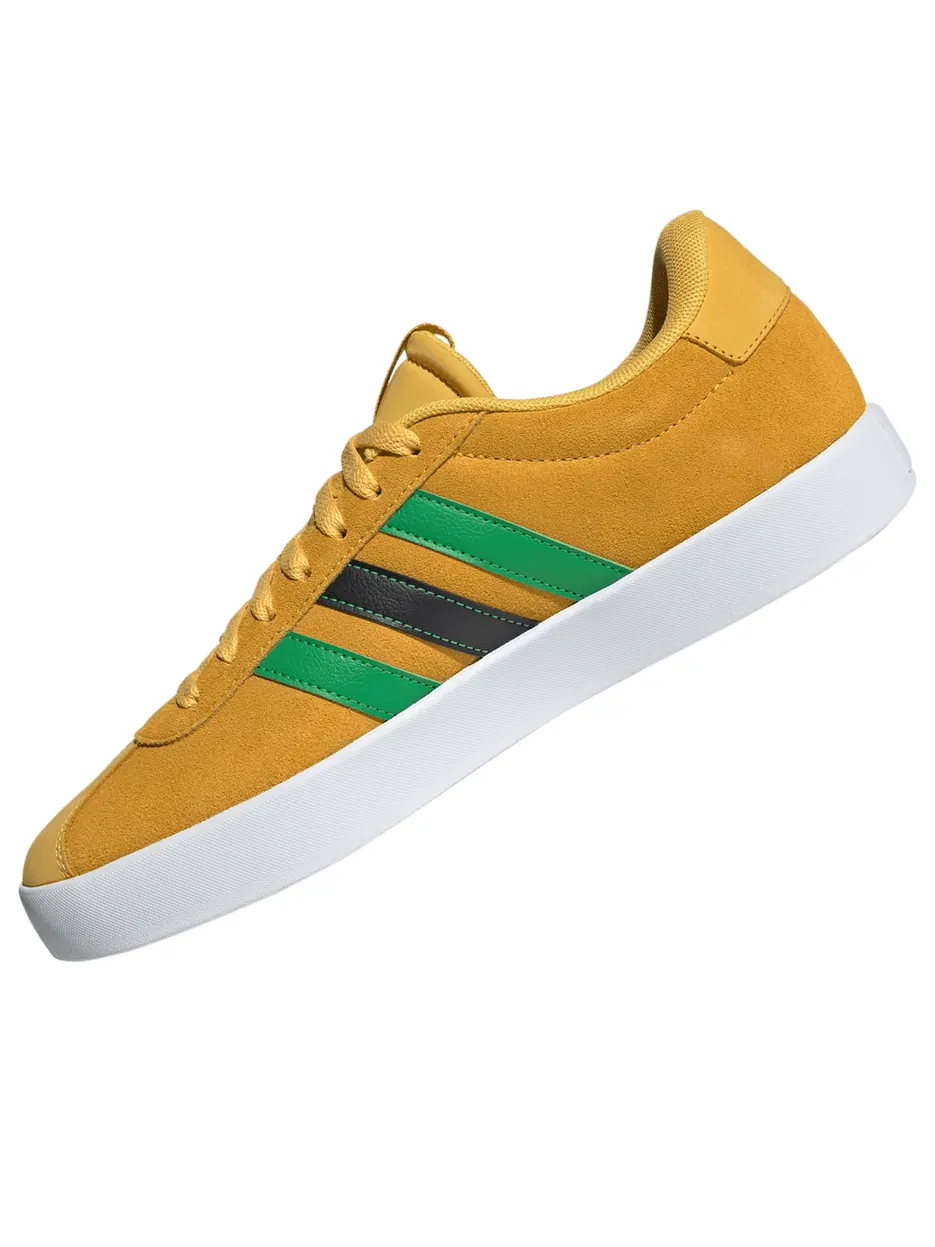 Кроссовки Adidas VL Court 3.0 'Bold Gold Vivid Green' — изображение 3 из 5