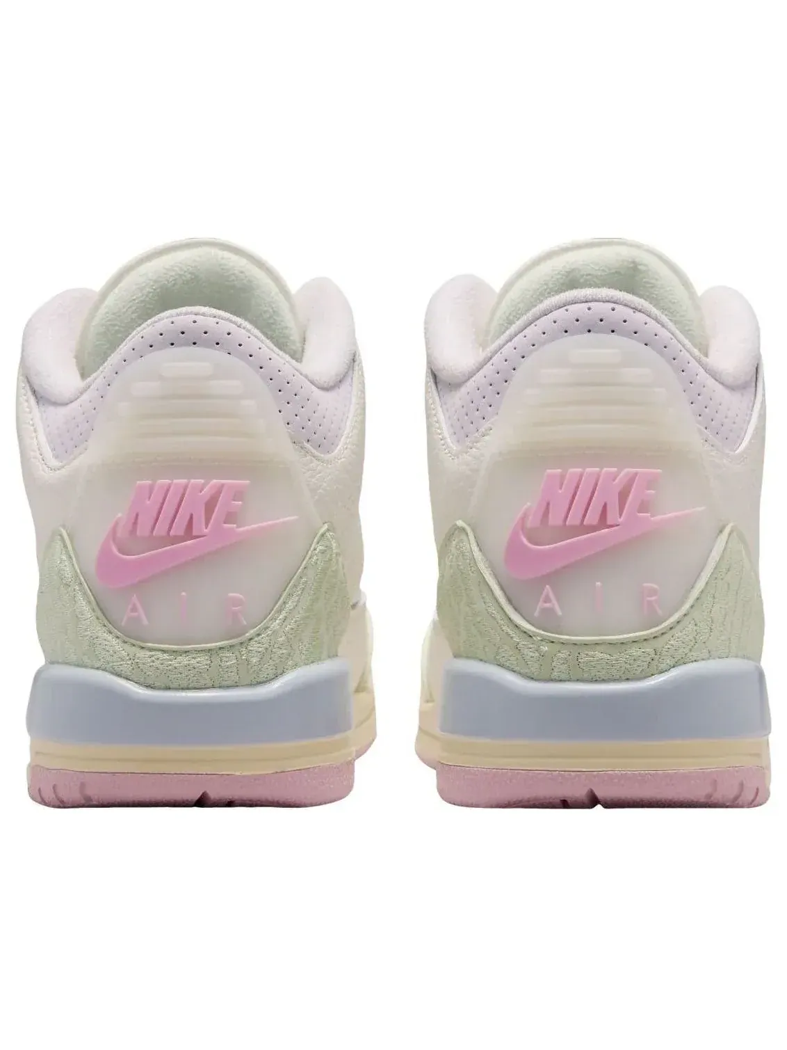 Кроссовки (GS) Air Jordan 3 Retro OG 'Spring is in the Air' — изображение 4 из 6, белый