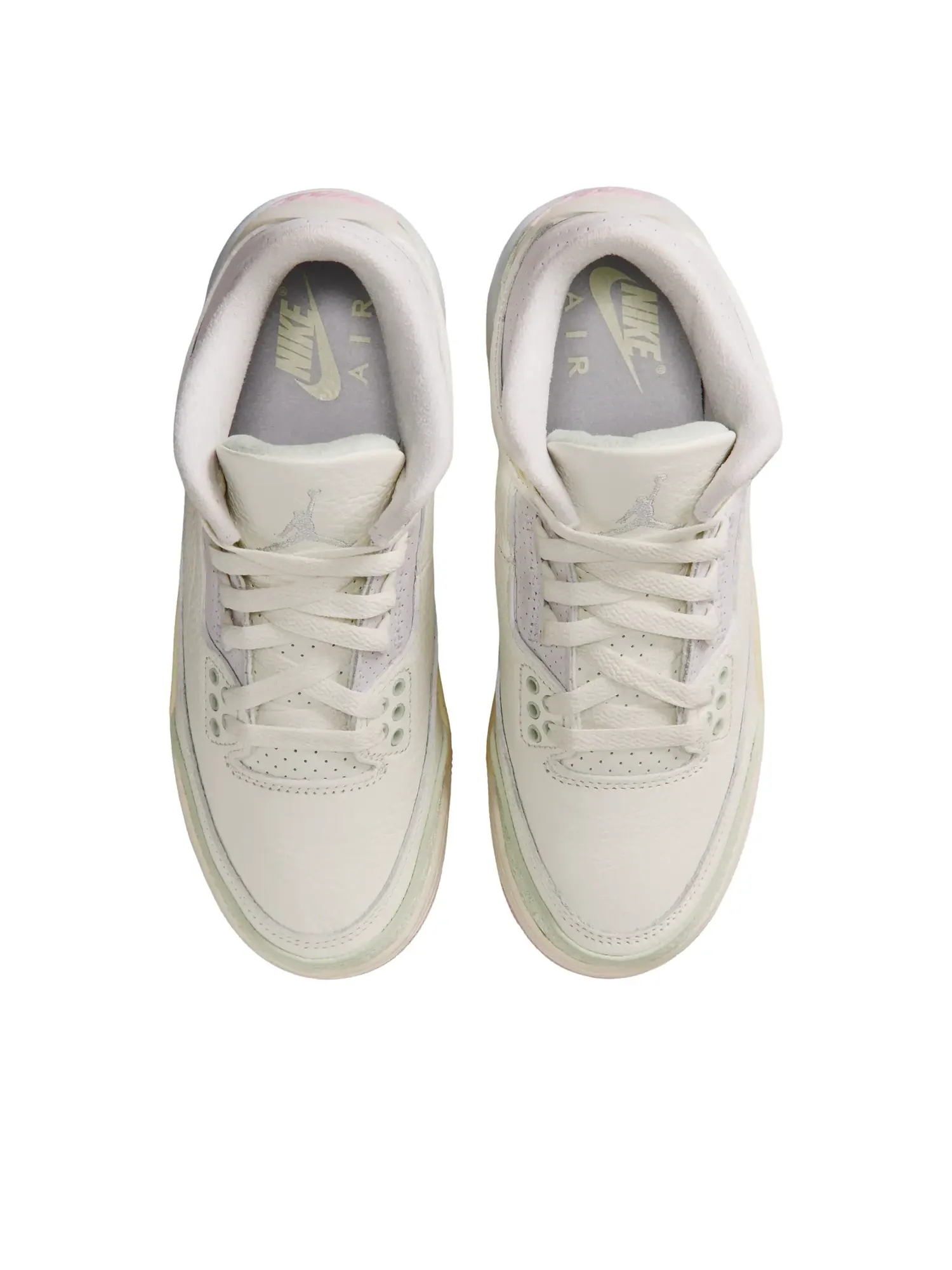 Кроссовки (GS) Air Jordan 3 Retro OG 'Spring is in the Air' — изображение 5 из 6, белый