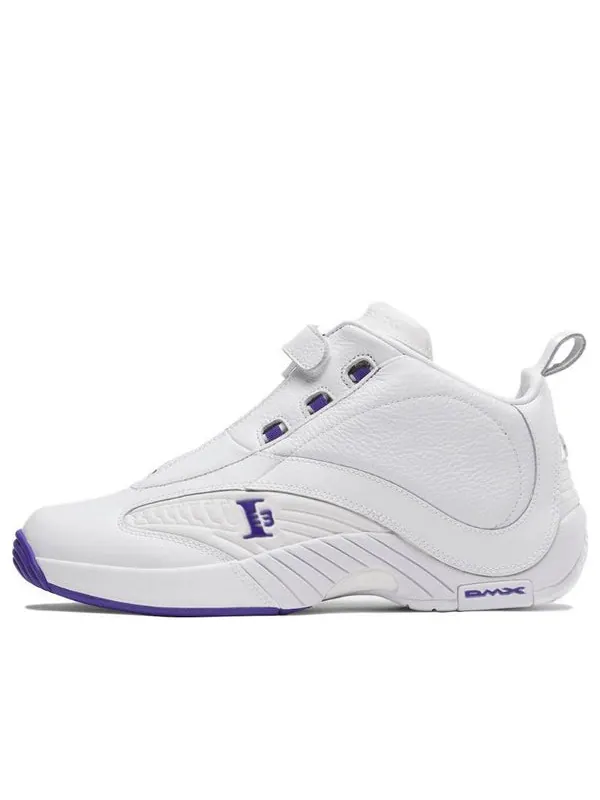Кроссовки answer 4 'free agency' Reebok — изображение 1 из 4, белый/фиолетовый