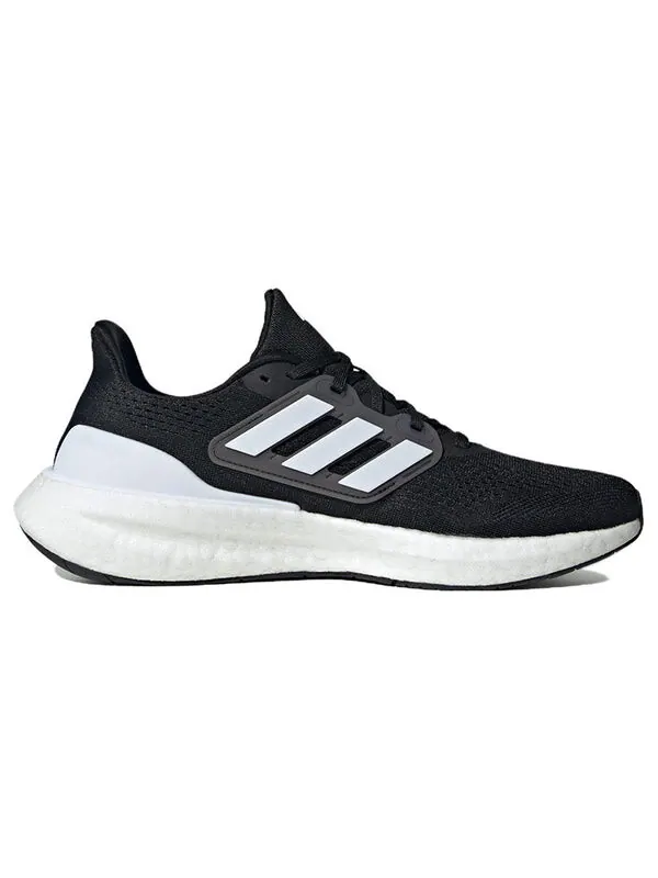 Кроссовки pureboost 23 wide running shoes 'black white' Adidas — изображение 2 из 4, черный/белый