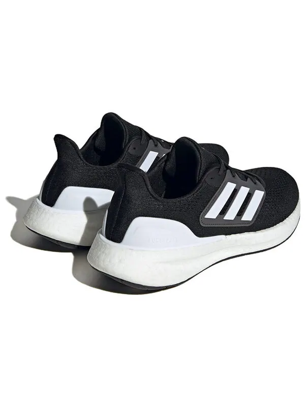 Кроссовки pureboost 23 wide running shoes 'black white' Adidas — изображение 4 из 4, черный/белый
