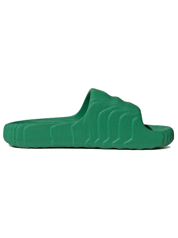 Тапочки adilette 22 слайда Adidas — изображение 2 из 4, зеленый/белый/зеленый