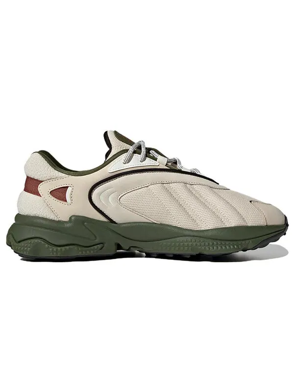 Кроссовки оригиналы oztral Adidas — изображение 2 из 4, белый/оливковый зеленый