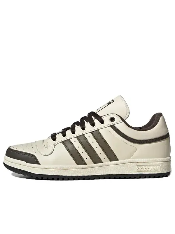 Кроссовки оригиналы топ десятка низкие Adidas — изображение 1 из 4, кремовый/оливковый