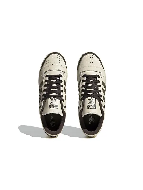 Кроссовки оригиналы топ десятка низкие Adidas — изображение 4 из 4, кремовый/оливковый