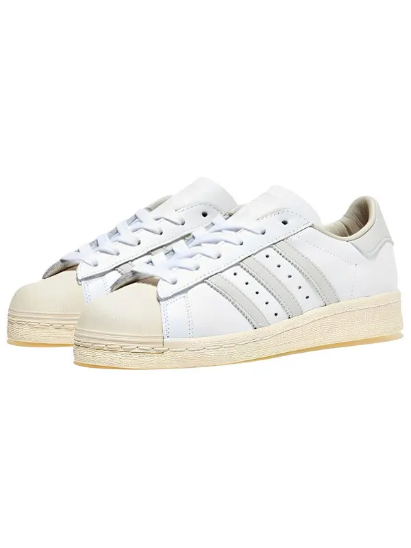 Кроссовки оригинал суперзвезда 82 Adidas — изображение 2 из 4, белый/светлый серый