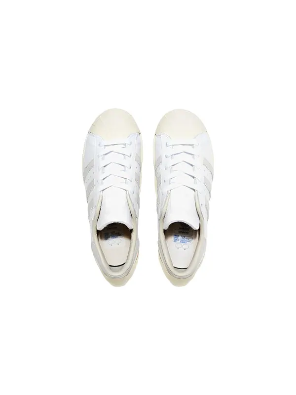 Кроссовки оригинал суперзвезда 82 Adidas — изображение 3 из 4, белый/светлый серый