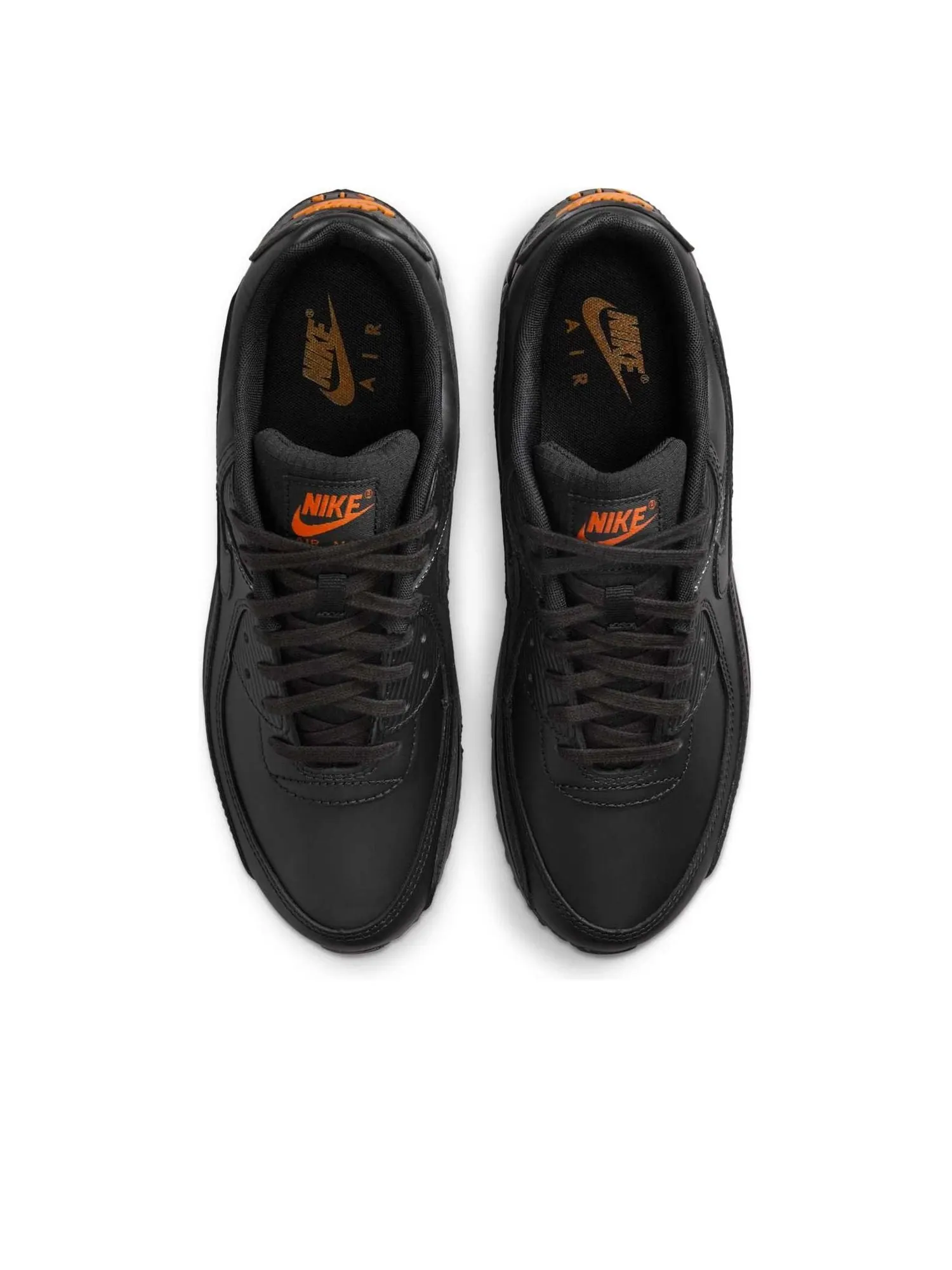 Кроссовки Nike Air Max 90 'Black Safety Orange' — изображение 2 из 6, черный