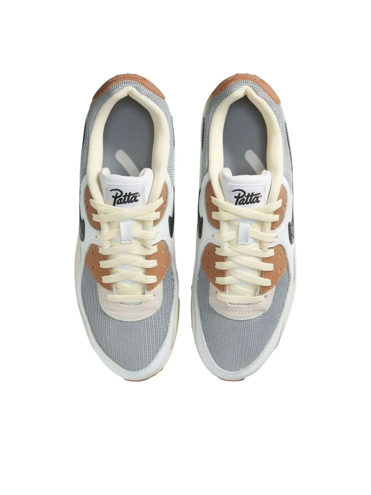 Nike x Patta Air Max 90 SP 'Waves Particle Grey Coconut Milk' — изображение 3 из 5