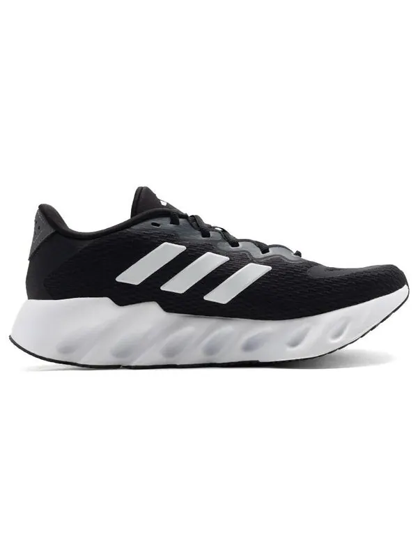 Кроссовки Adidas Switch Run Running Shoes 'Cloud White Black' — изображение 2 из 4, черный/белый/серебристый