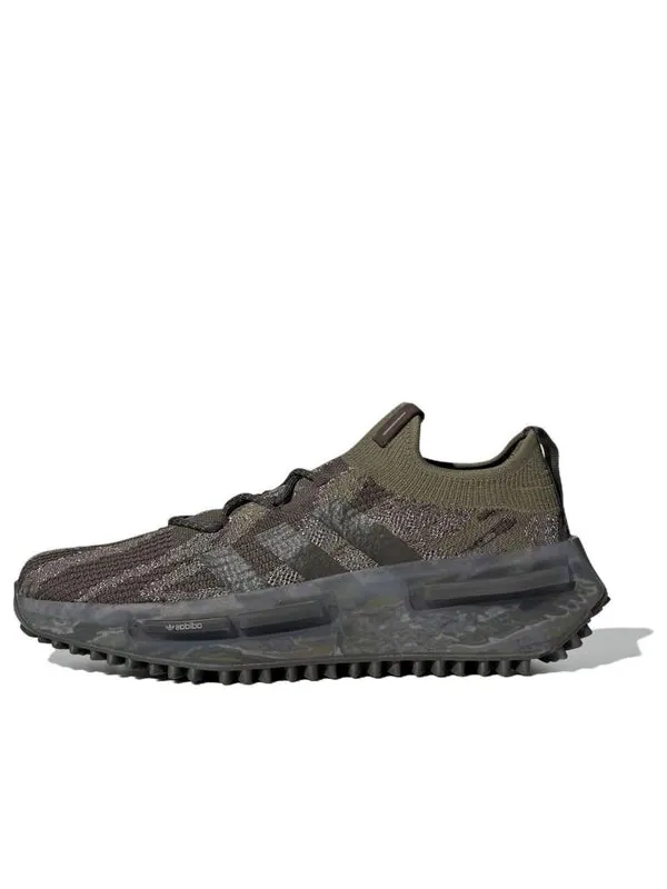 Кроссовки оригиналы nmd_s1 Adidas — изображение 1 из 4, зеленый/оливковый