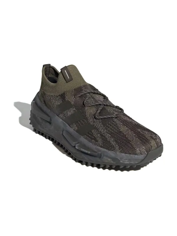 Кроссовки оригиналы nmd_s1 Adidas — изображение 3 из 4, зеленый/оливковый