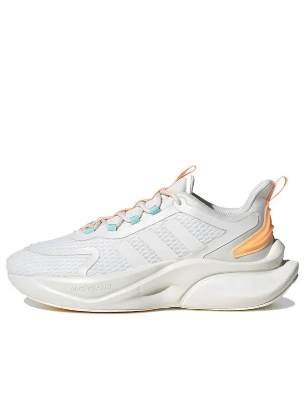Кроссовки alphabounce спортивная одежда кроссовки Adidas — изображение 1 из 4, белый/желтый