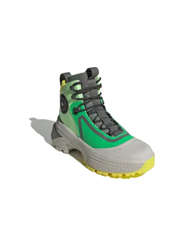Кроссовки stella mccartney x terrex hiking boot 'solar lime chalk pearl' Adidas — изображение 3 из 4, зеленый