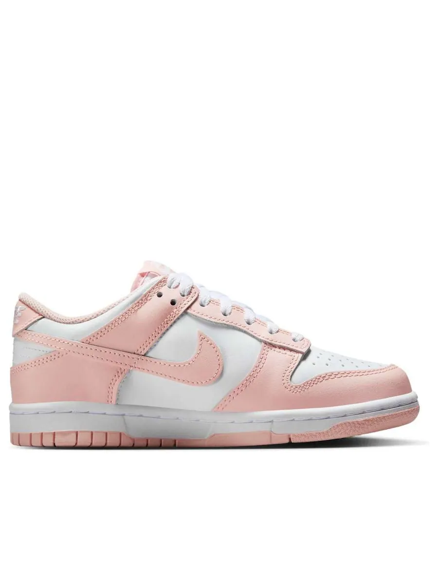 Кроссовки (GS) Nike Dunk Low 'White Washed Coral' — изображение 2 из 6, белый
