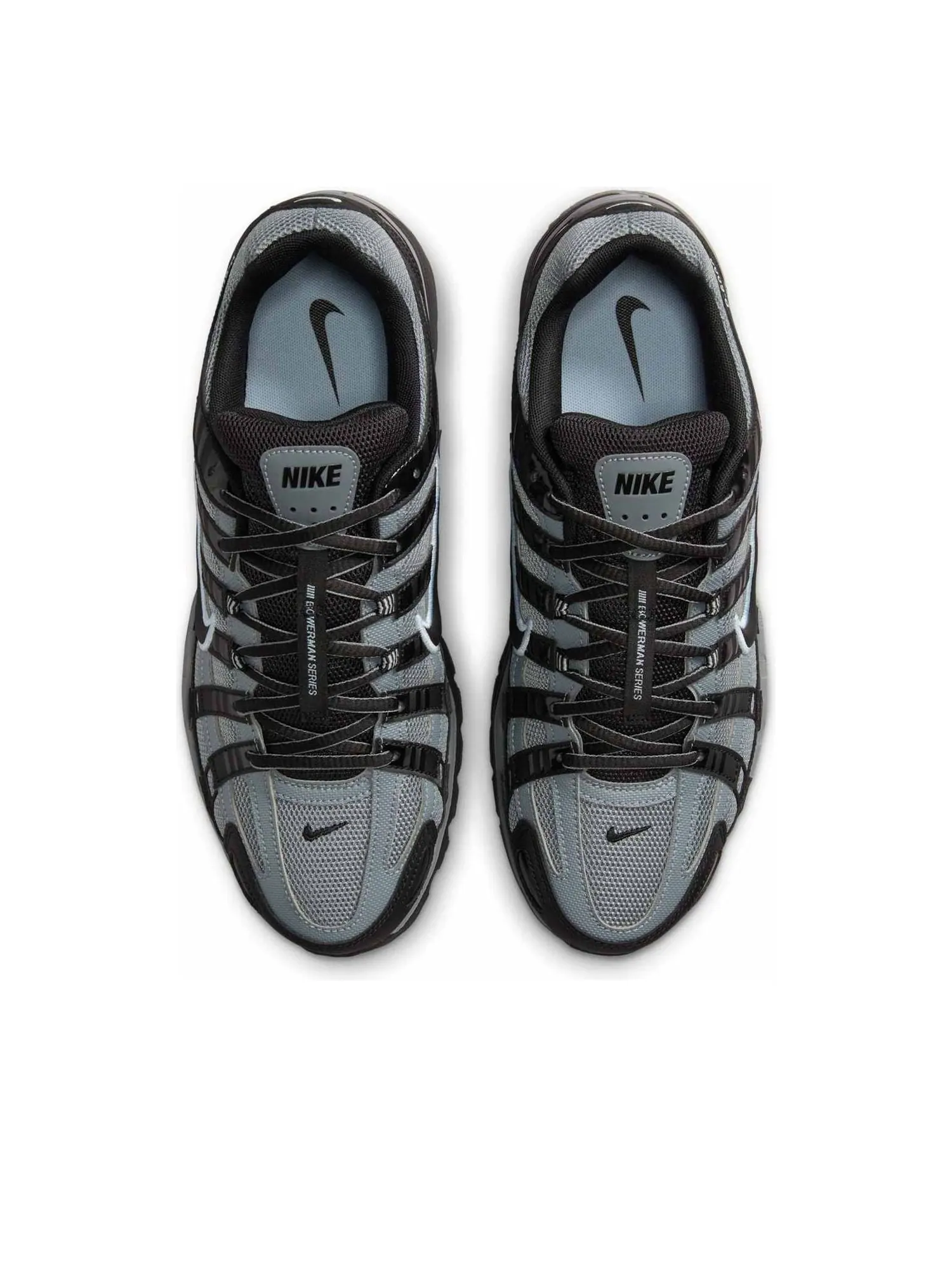 Кроссовки Nike P-6000 'Black Cool Grey Celestine Blue' — изображение 2 из 6, серый