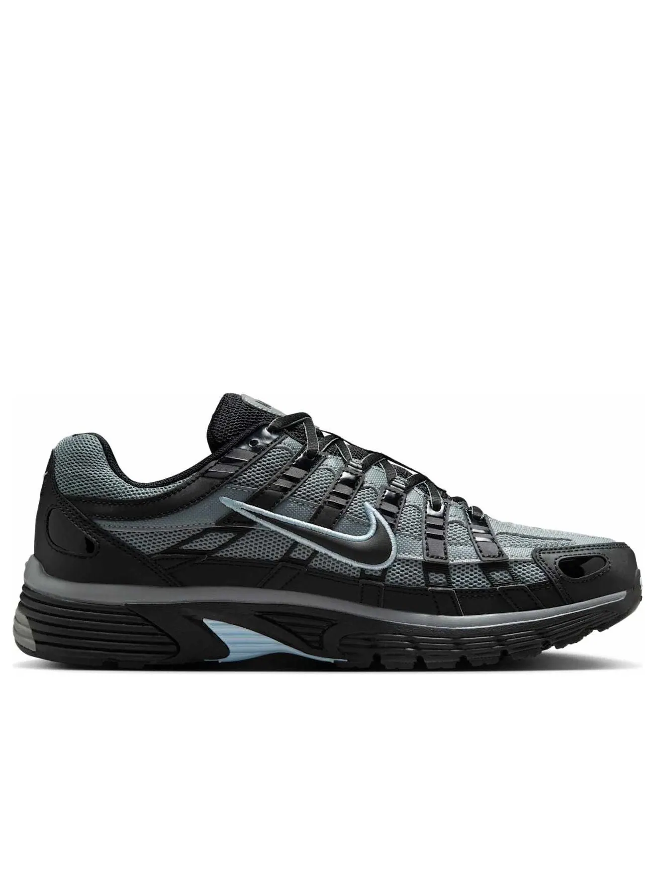 Кроссовки Nike P-6000 'Black Cool Grey Celestine Blue' — изображение 6 из 6, серый