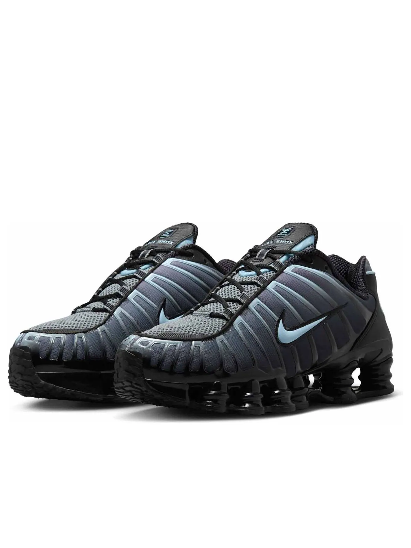 Кроссовки Nike Shox TL 'Black Celestine Blue' — изображение 4 из 6, черный/серый/синий