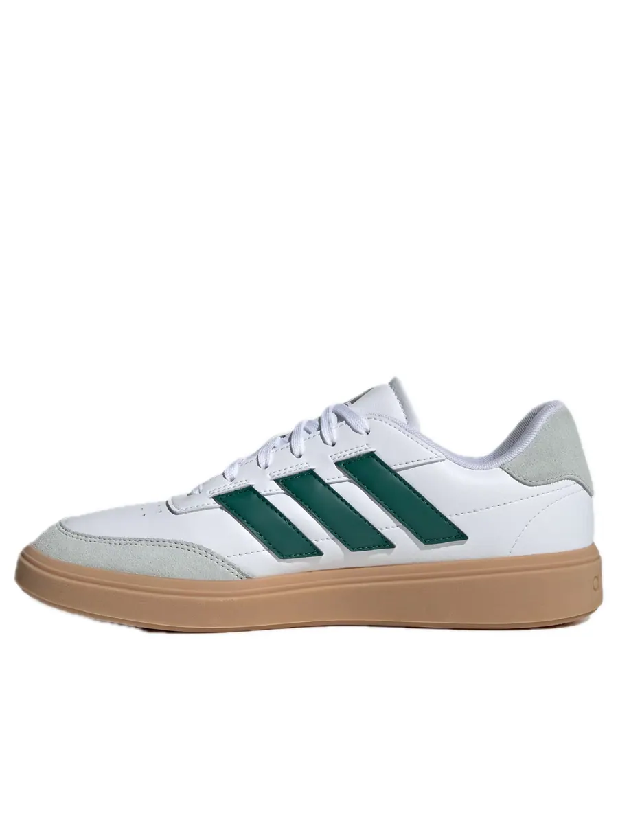 Кроссовки adidas Courtblock 'Cloud White Collegiate Green Wonder Silver' — изображение 1 из 4, белый