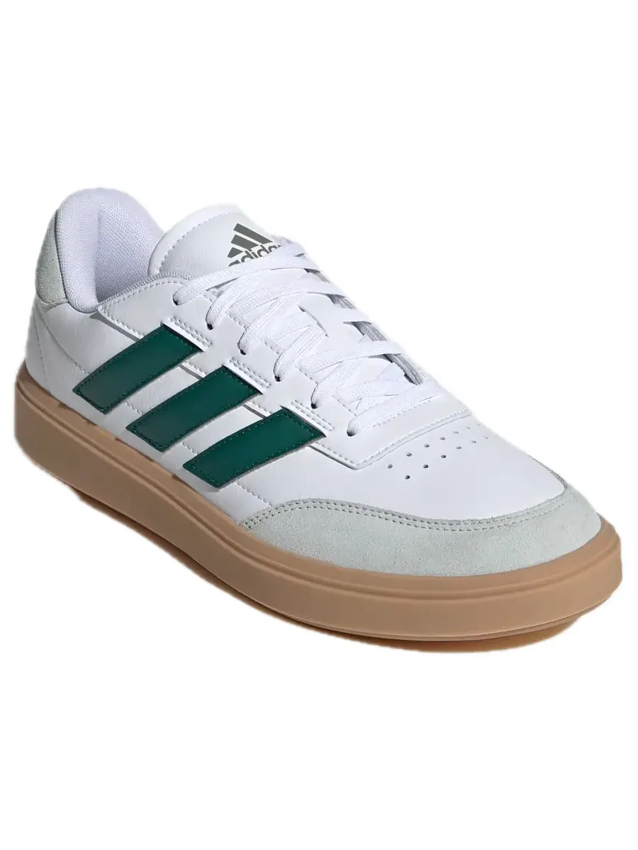 Кроссовки adidas Courtblock 'Cloud White Collegiate Green Wonder Silver' — изображение 3 из 4, белый