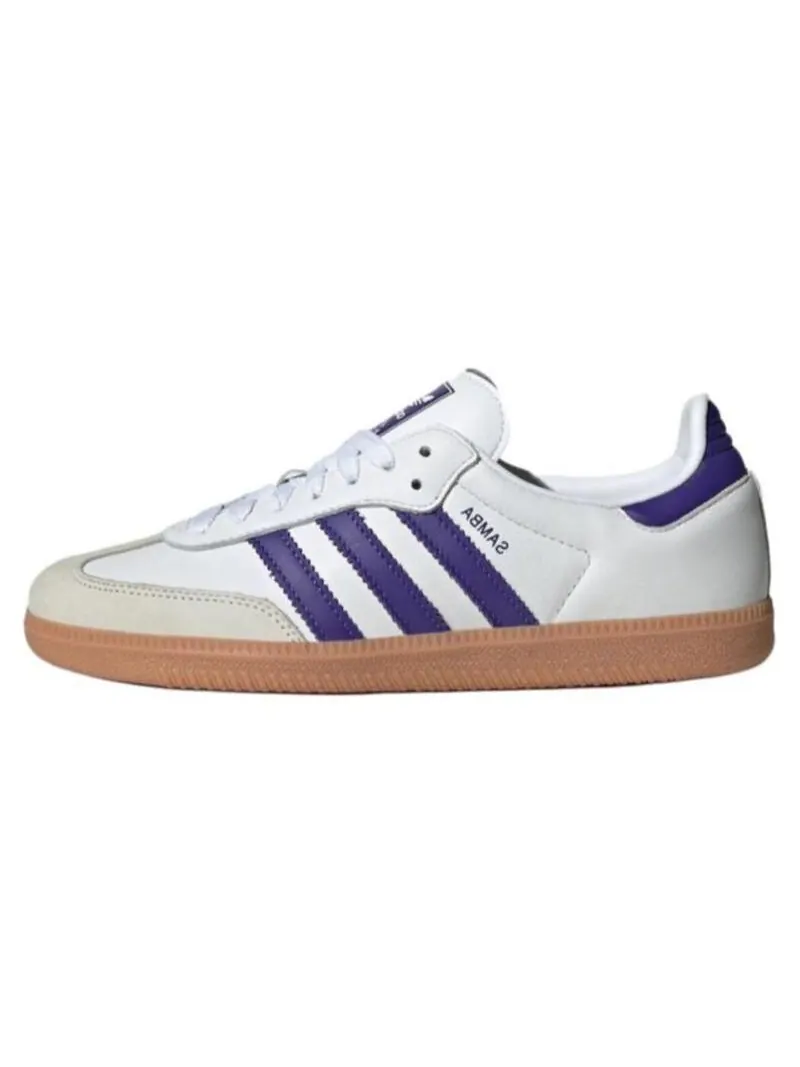 Обувь для скейтбординга adidas Samba унисекс — изображение 1 из 5, белый/синий