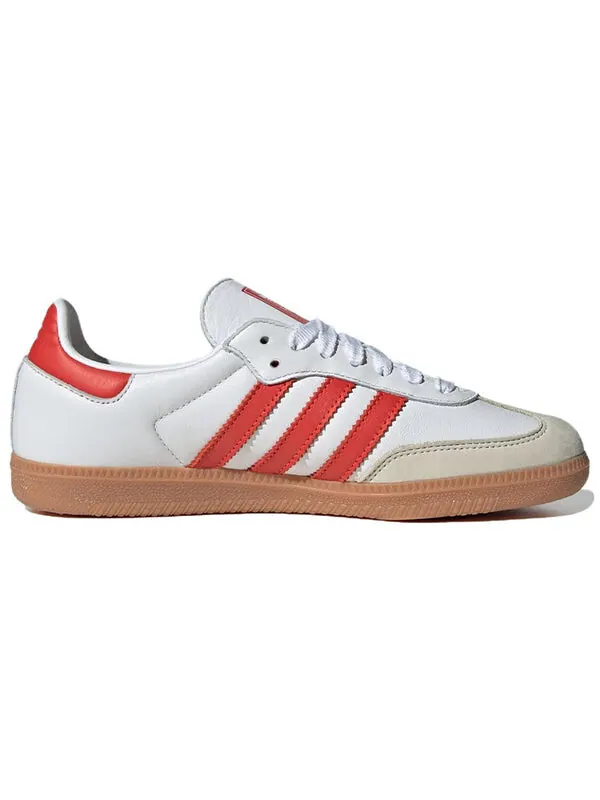 Кроссовки самба ог Adidas — изображение 3 из 4, белый/красный/белый