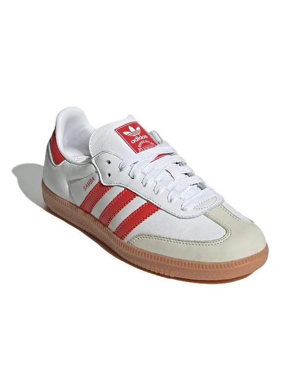 Кроссовки самба ог Adidas — изображение 4 из 4, белый/красный/белый